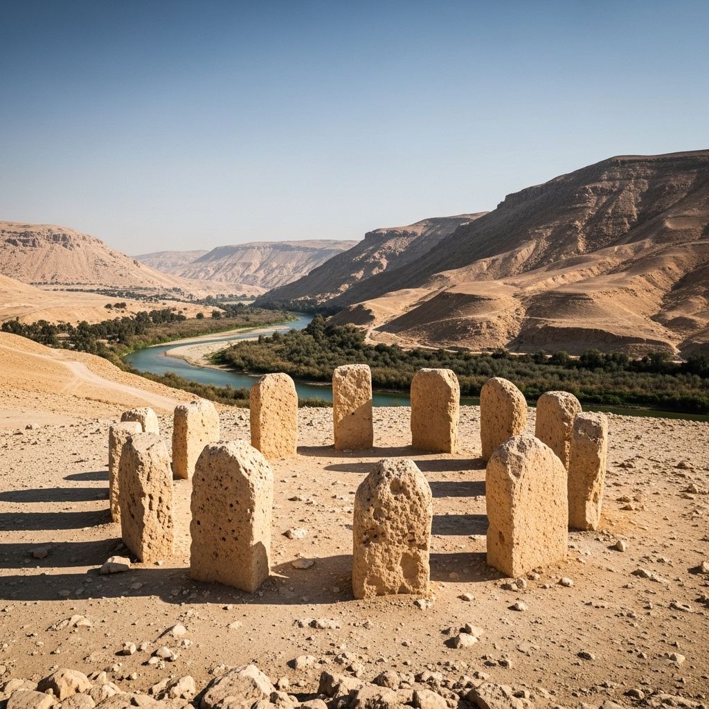 AI generated visual depiction of Gilgal